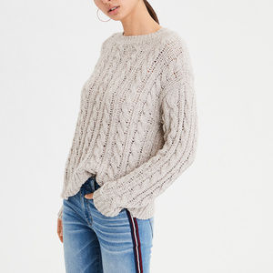 AMERICAN EAGLE Impossibly Soft Cable Knit Sweater